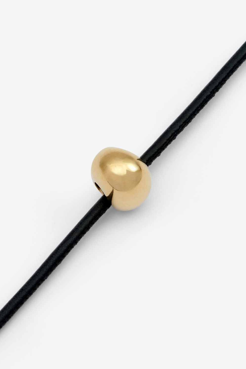 Gargantilla new crescent con cuenta - Negro - Woman - 3