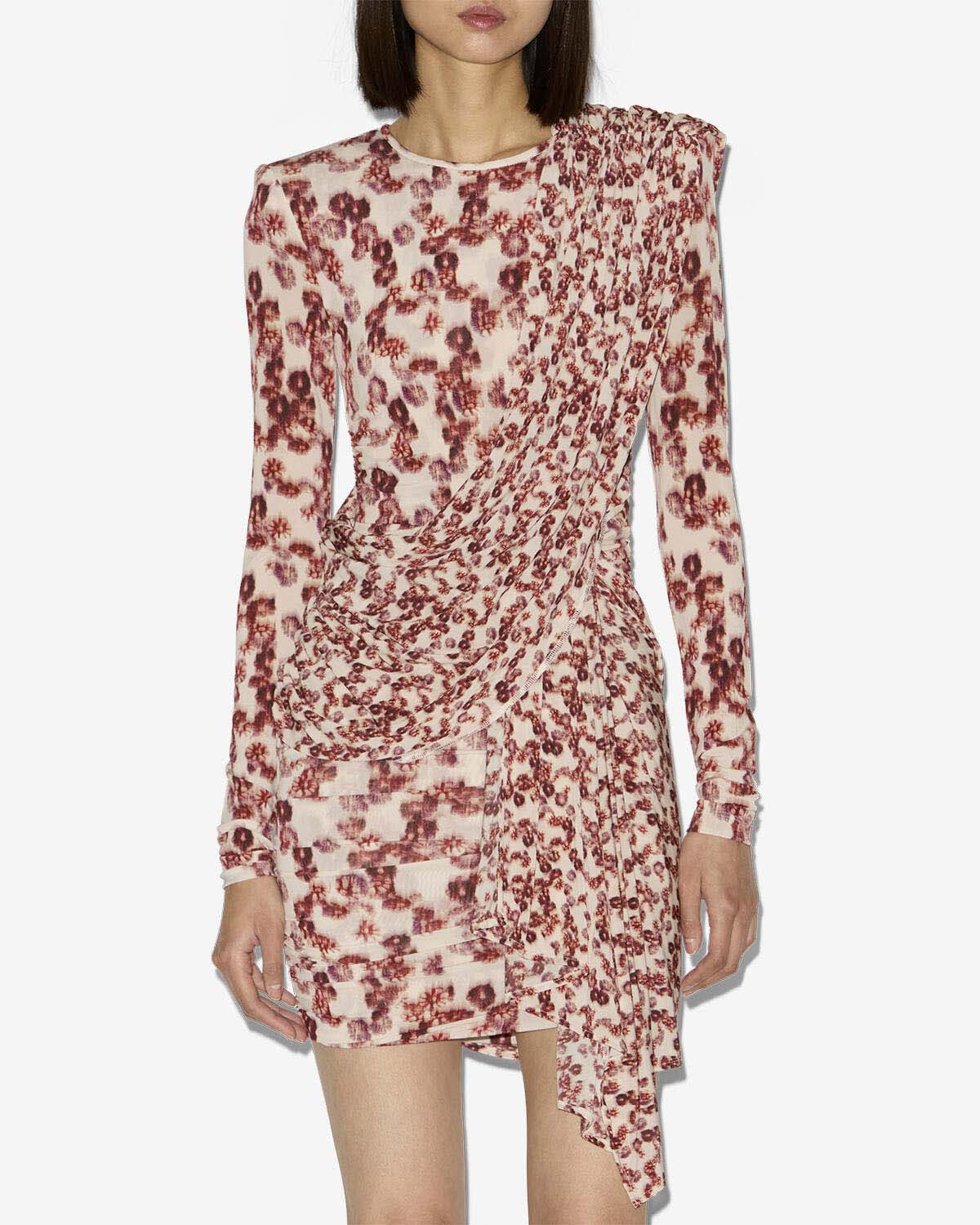 Robe georgia Woman Rouge grenat 4