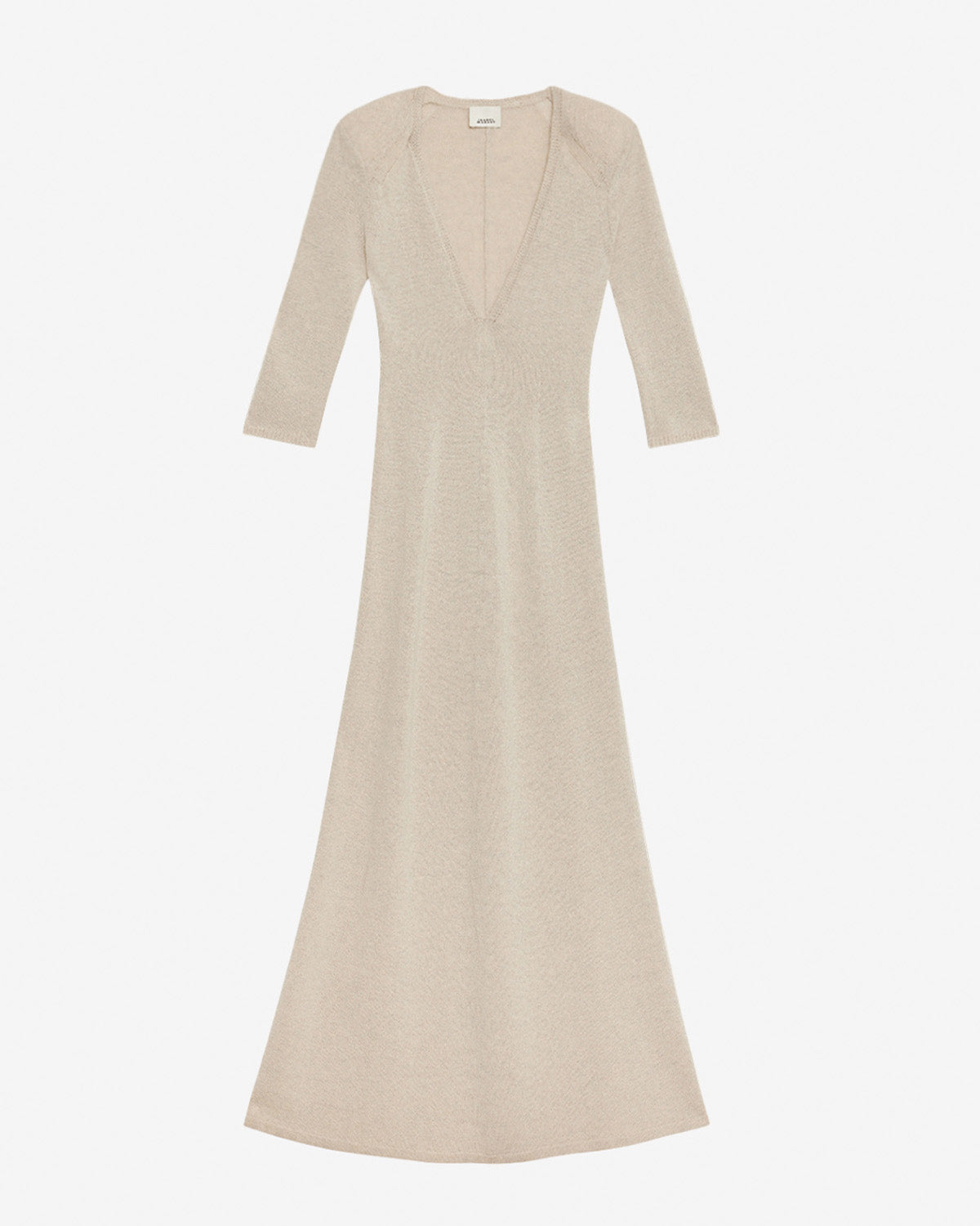 Robe longue salina en maille - Beige - Woman - 4