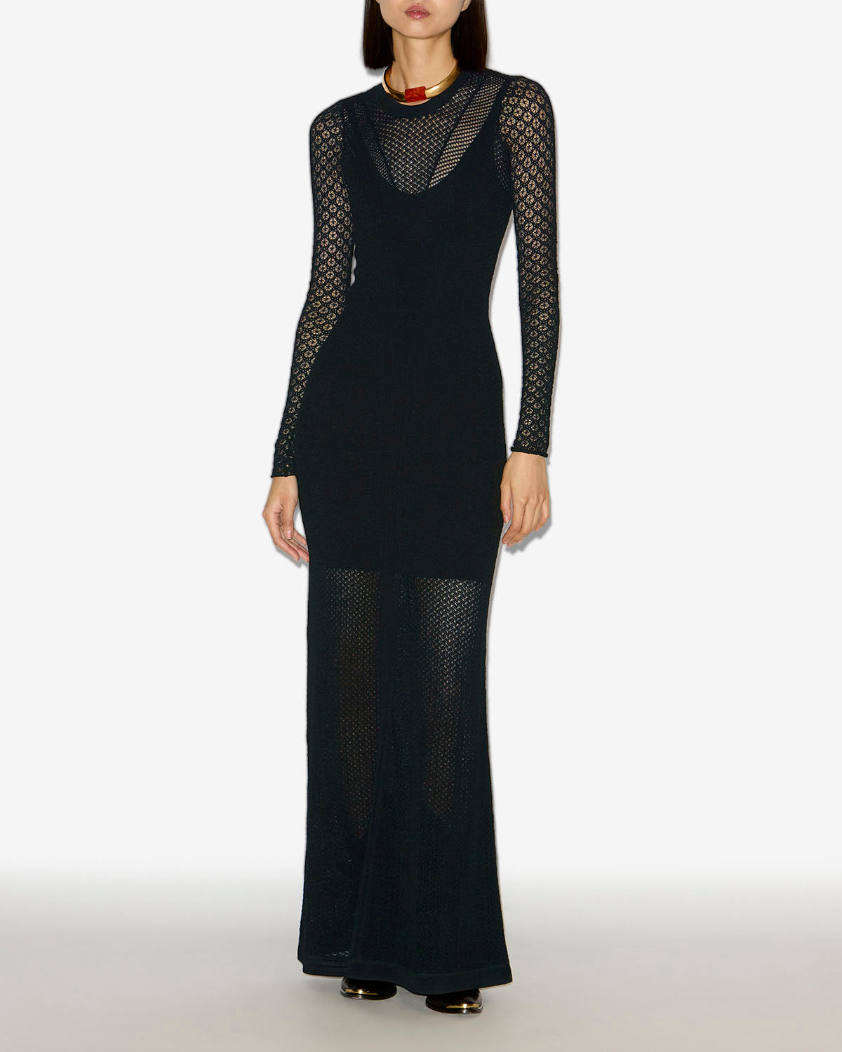 Florie 드레스 Woman 검은색 4