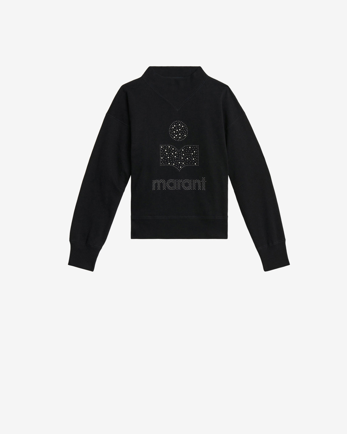 Sweatshirt moby aus flauschiger baumwolle - Schwarz - Woman - 5