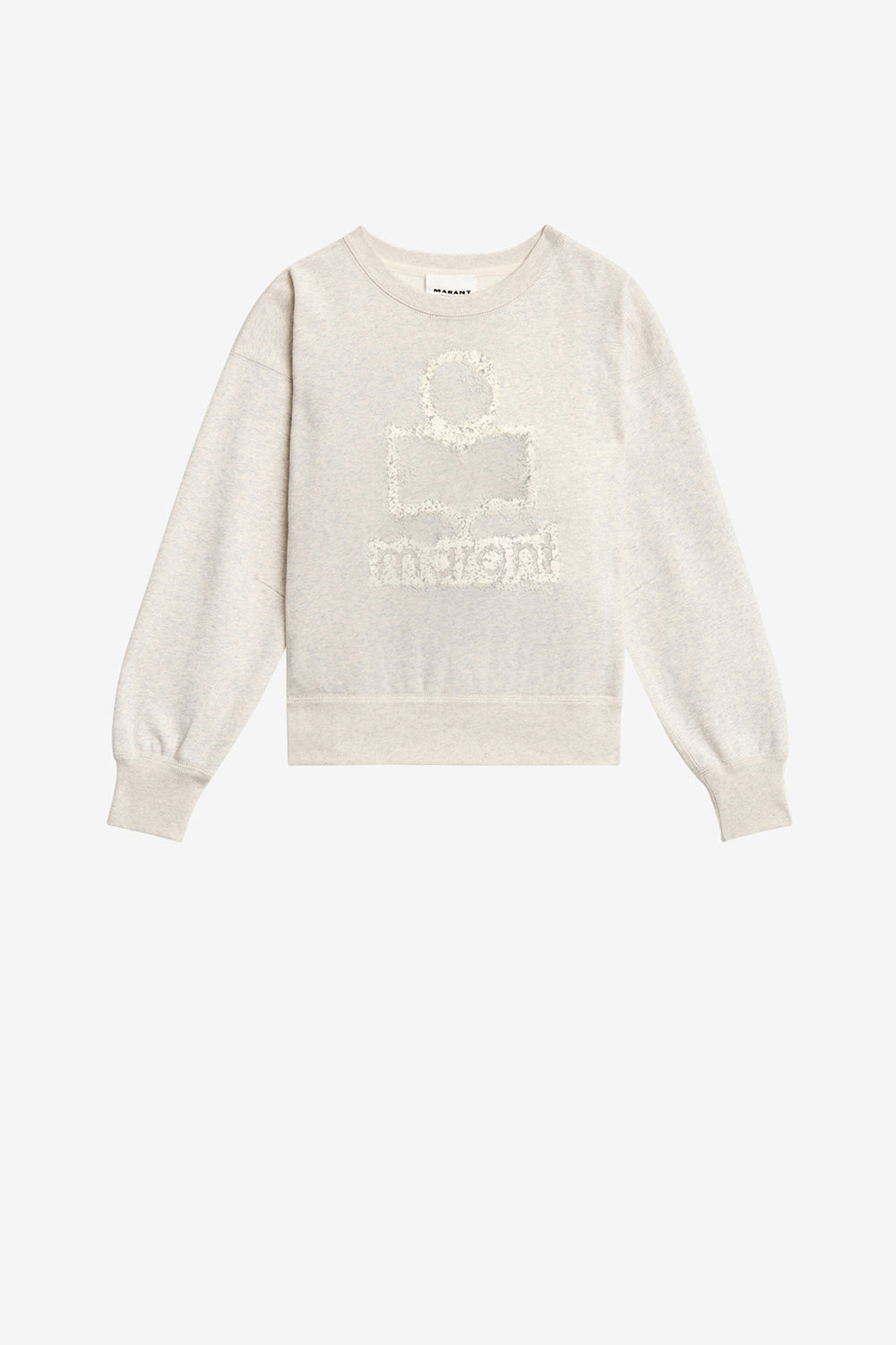 Sweatshirt mobyli aus flauschiger baumwolle - Naturfarben - Woman - 1