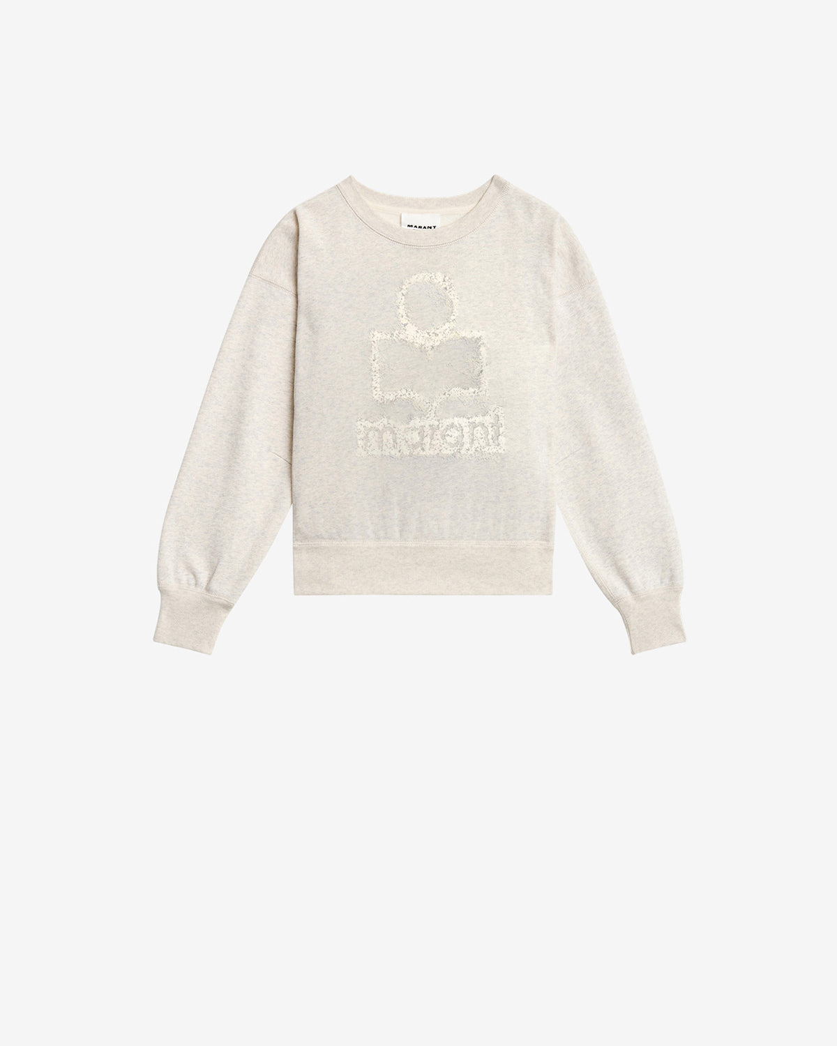 Mobyli cotton fleece sweatshirt - Ecru - Woman - 5