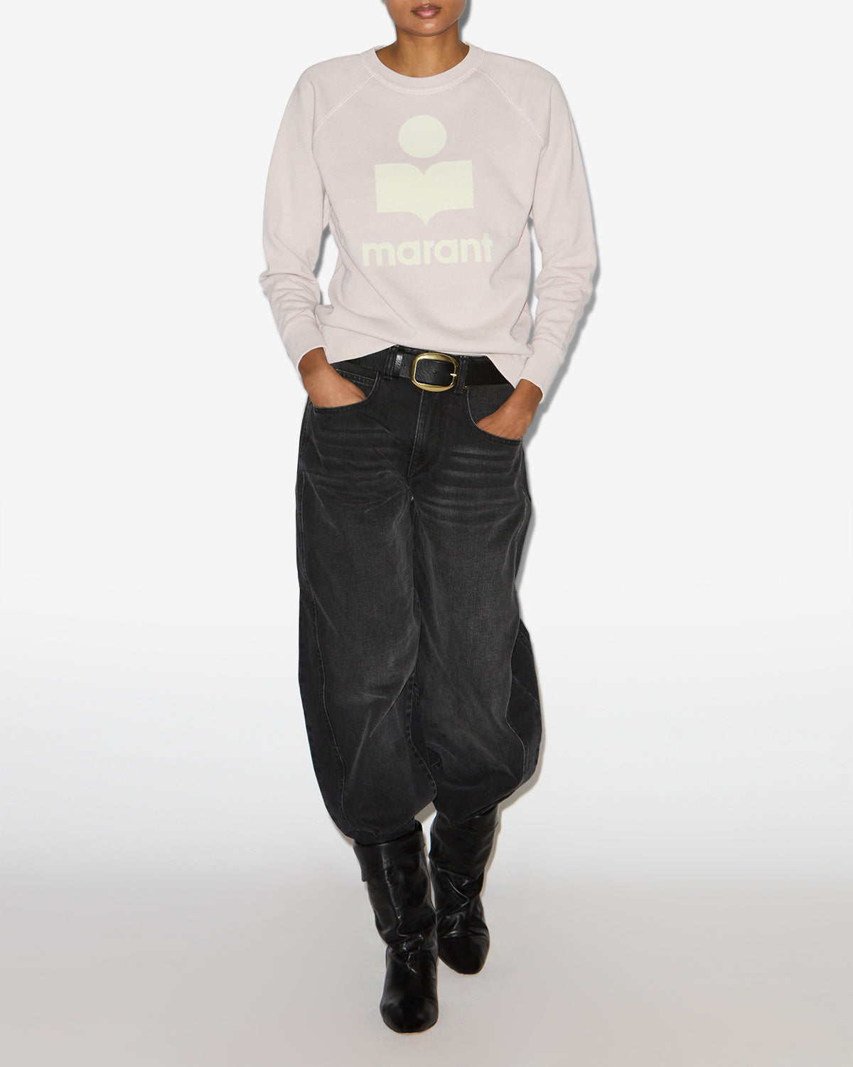 Millyny sweatshirt Woman Light pink-ecru 3