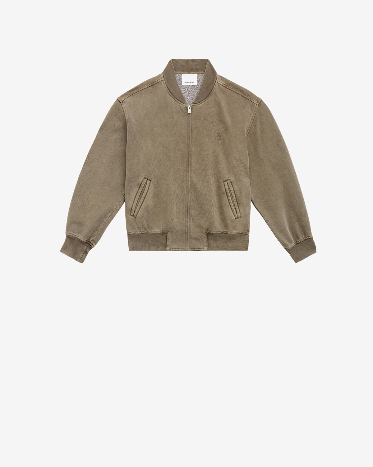 Marty jersey bomber style sweatshirt - Dark bronze - Man - 5