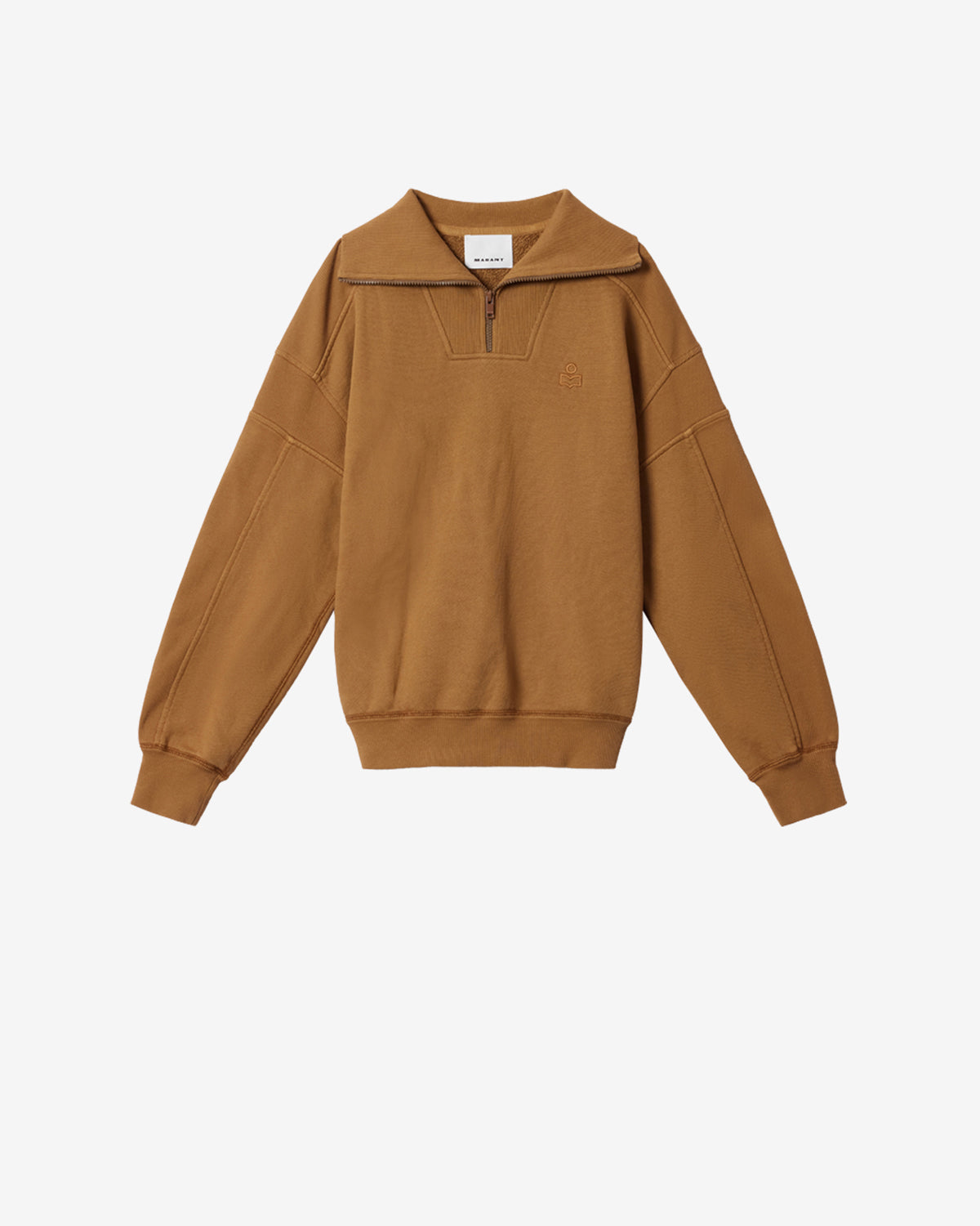 Malone cotton sweatshirt - Camel - Man - 5