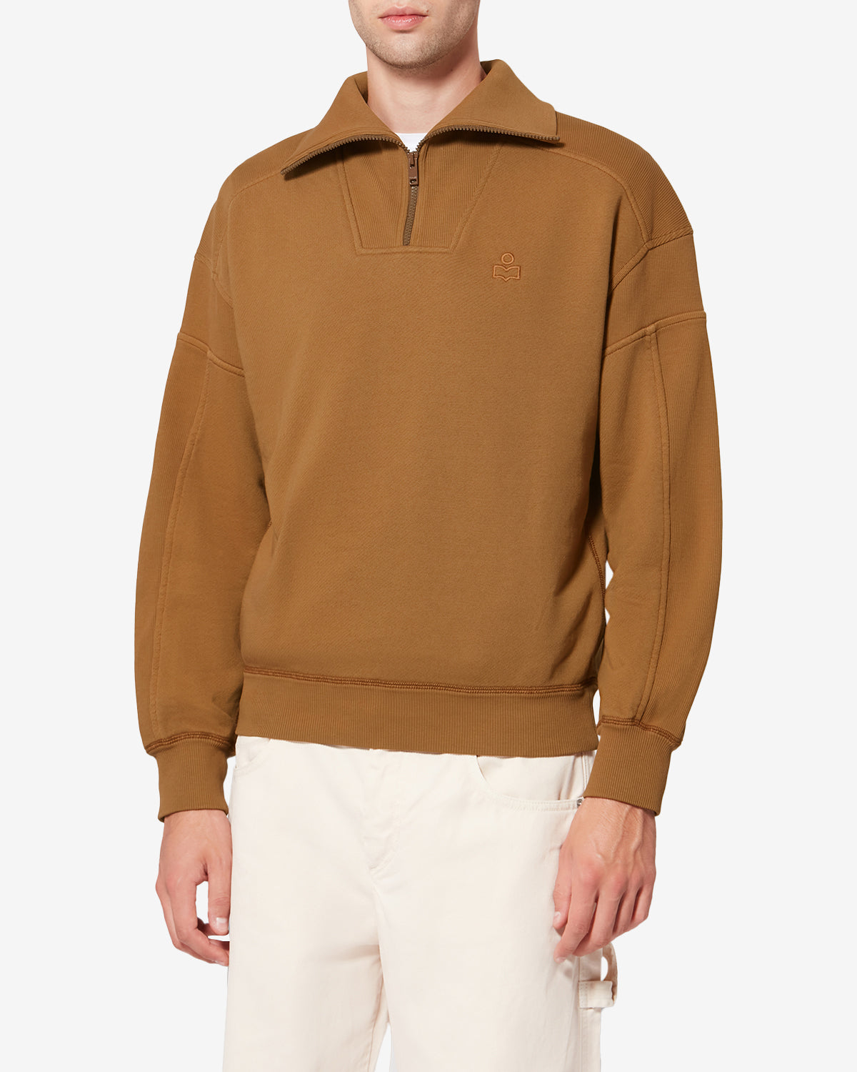 Malone sweatshirt Man Camel 4