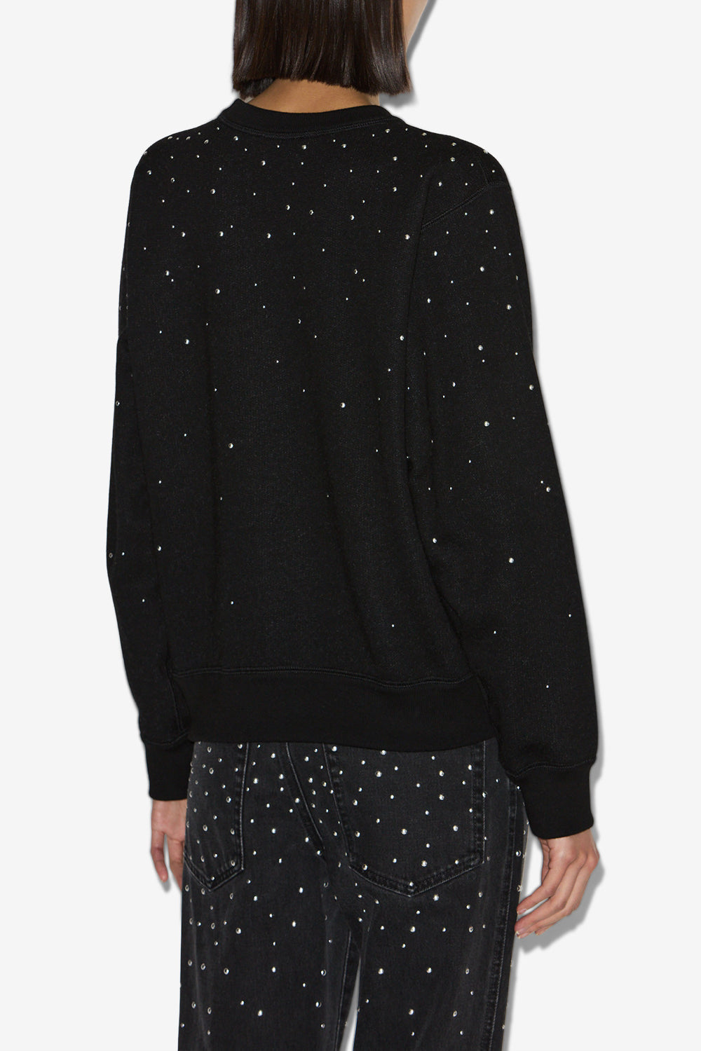 Sweat-shirt riseda avec studs - Noir - Woman - 5