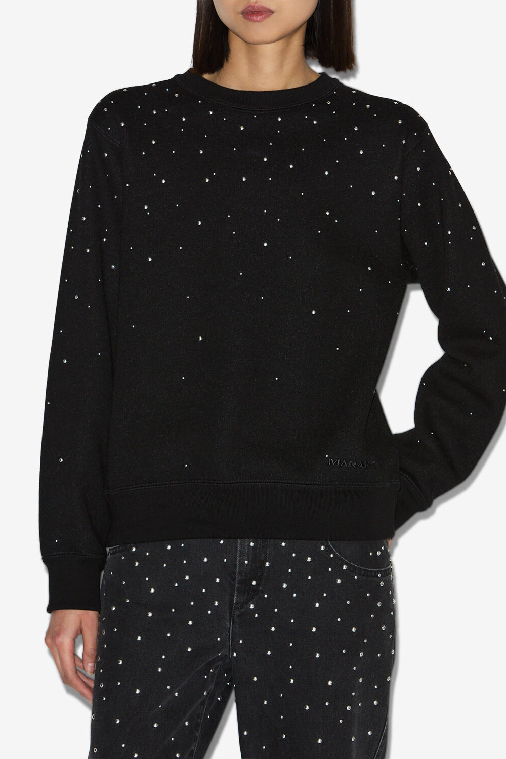Sweat-shirt riseda avec studs - Noir - Woman - 4