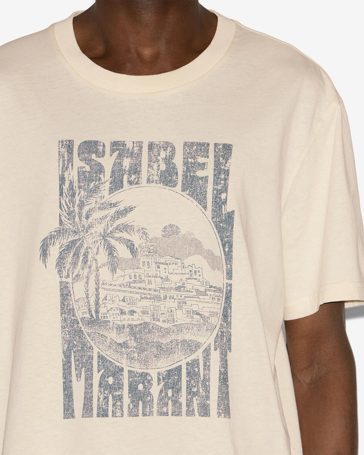T-shirt honore Man Ecru 4