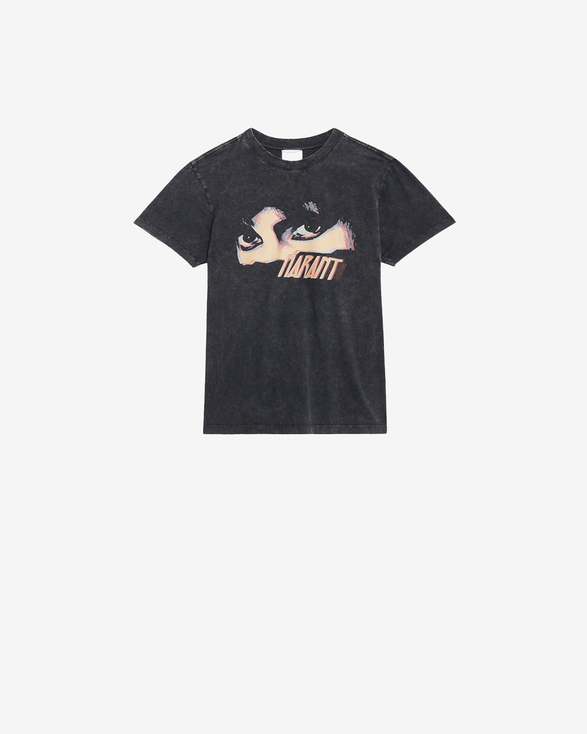 Zoeline printed cotton t-shirt - Black - Woman - 5