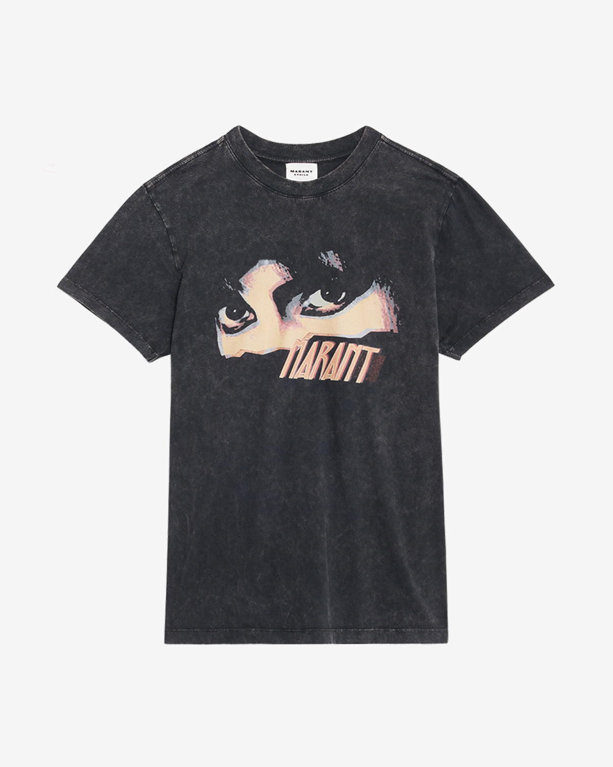 T-shirt zoeline Woman Noir délavé 4