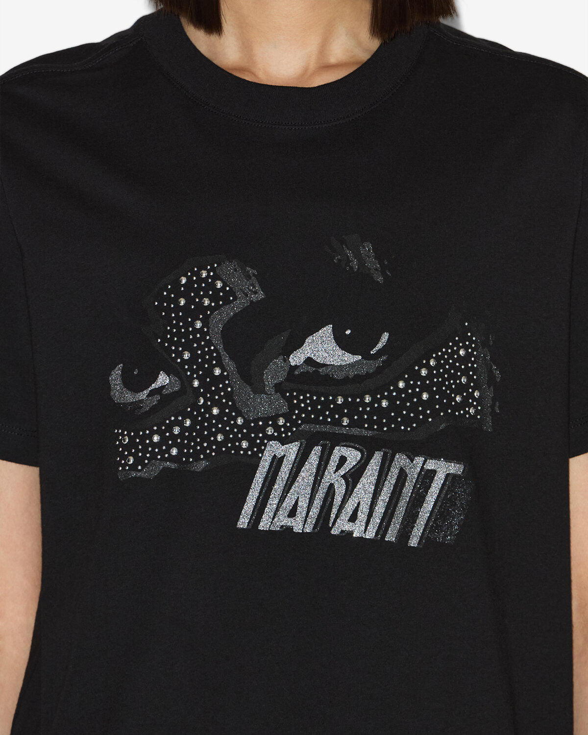 Tee shirt zoeline Woman Noir 4