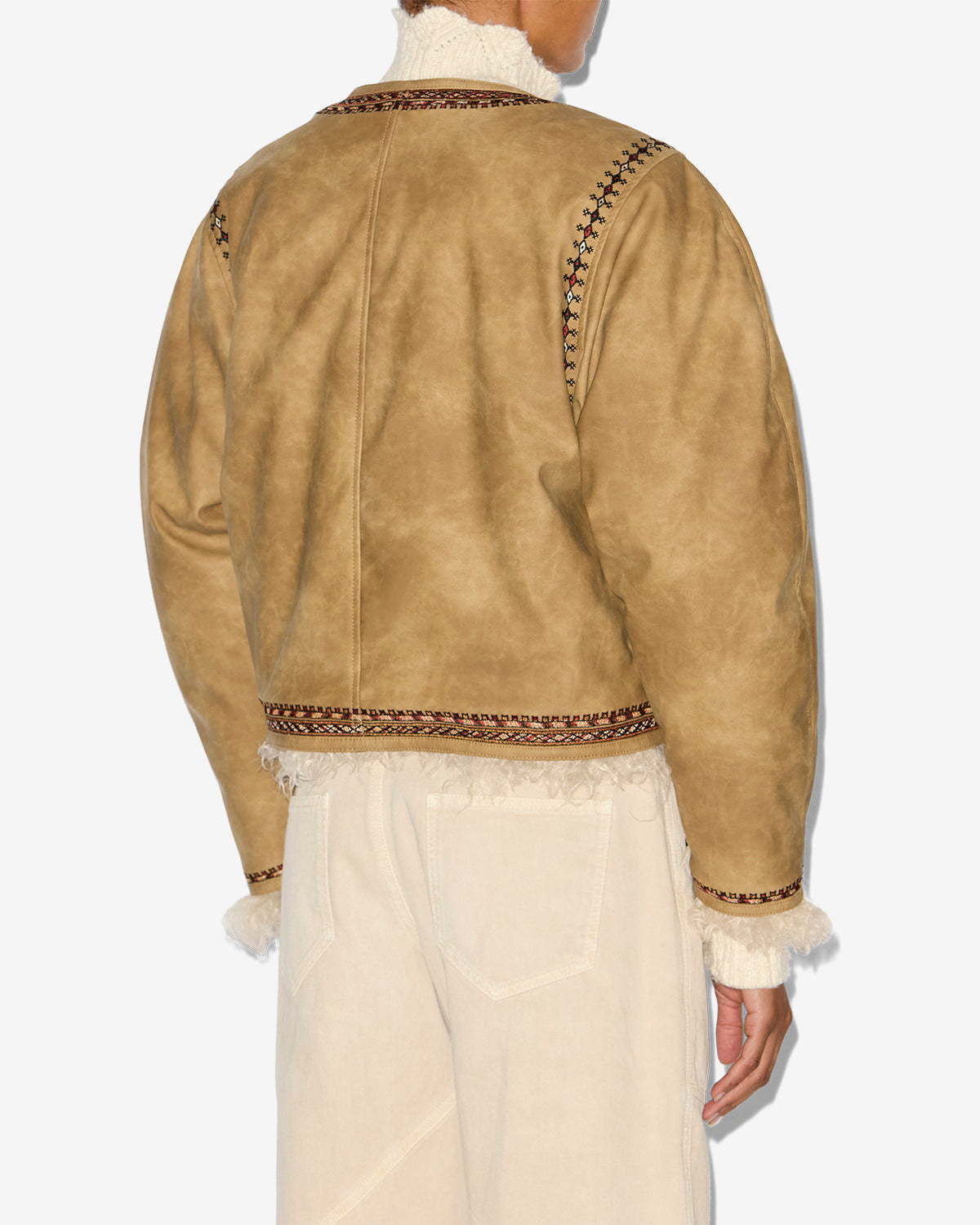 Giacca cely in ecopelliccia shearling - Taupe - Woman - 4