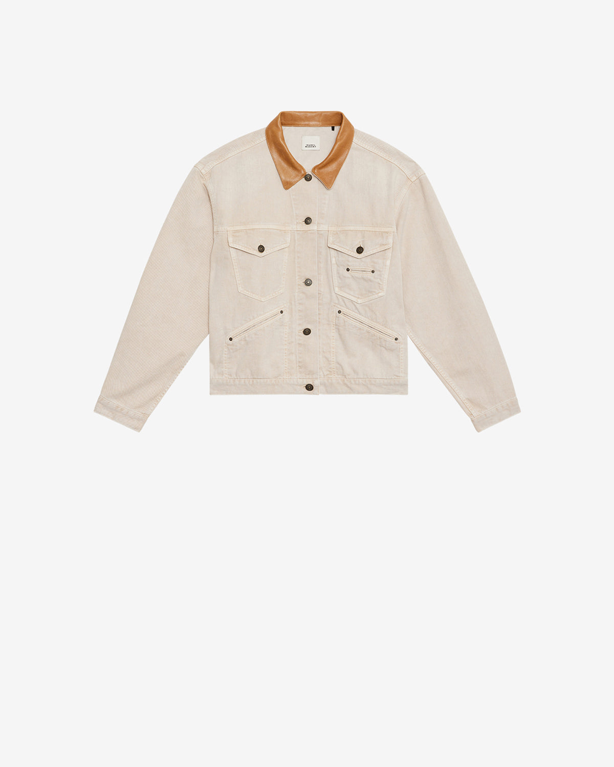 Petunia denim jacket - Ecru - Woman - 5