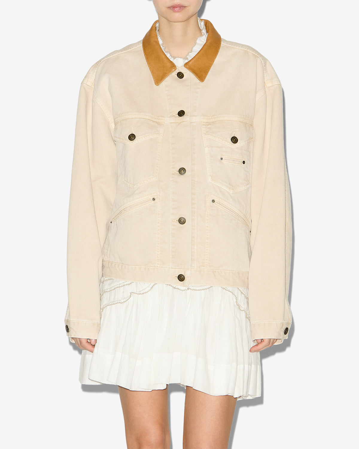 Chaqueta petunia Woman Crudo 4
