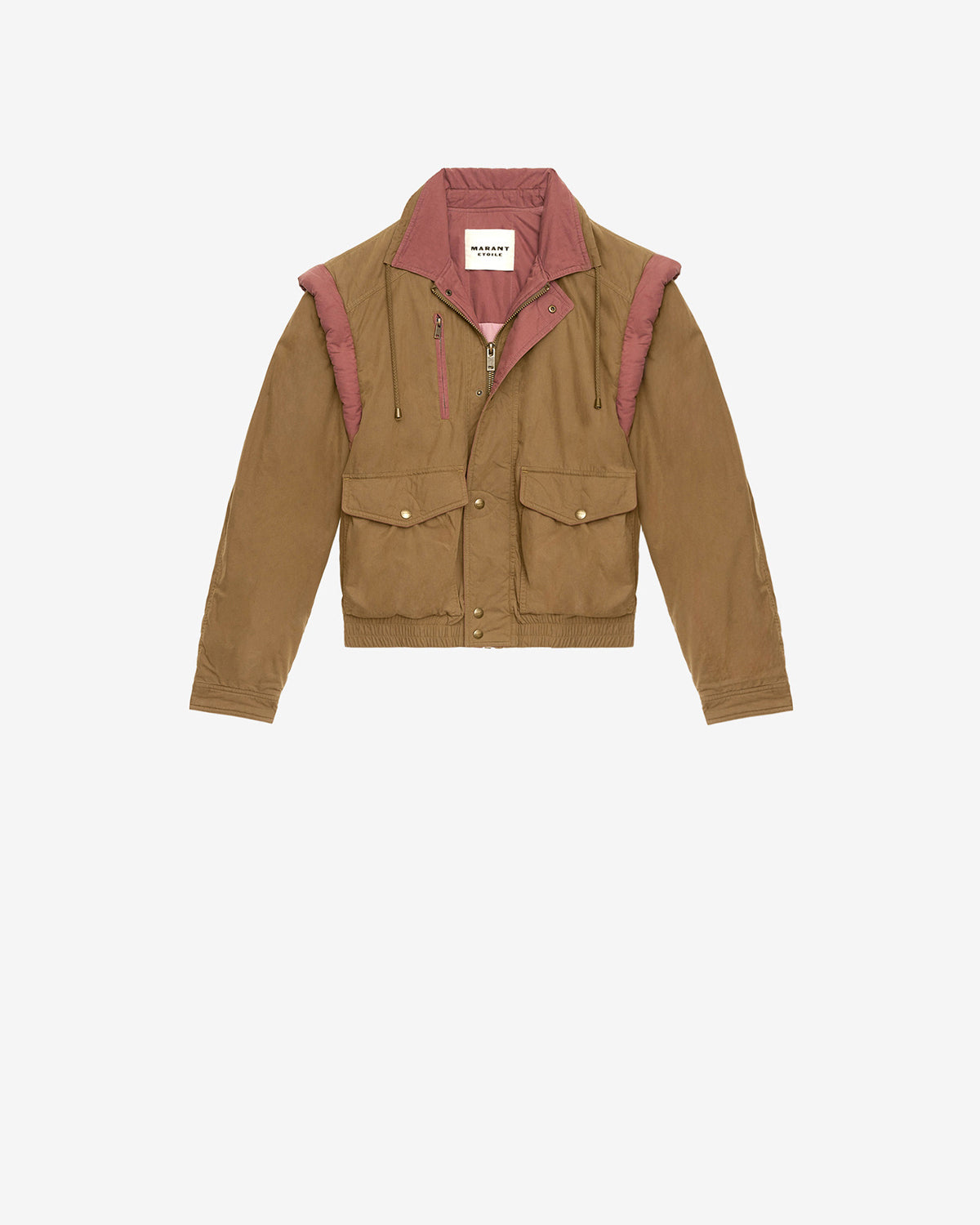 Desha two-toned cotton jacket - Khaki - Woman - 5