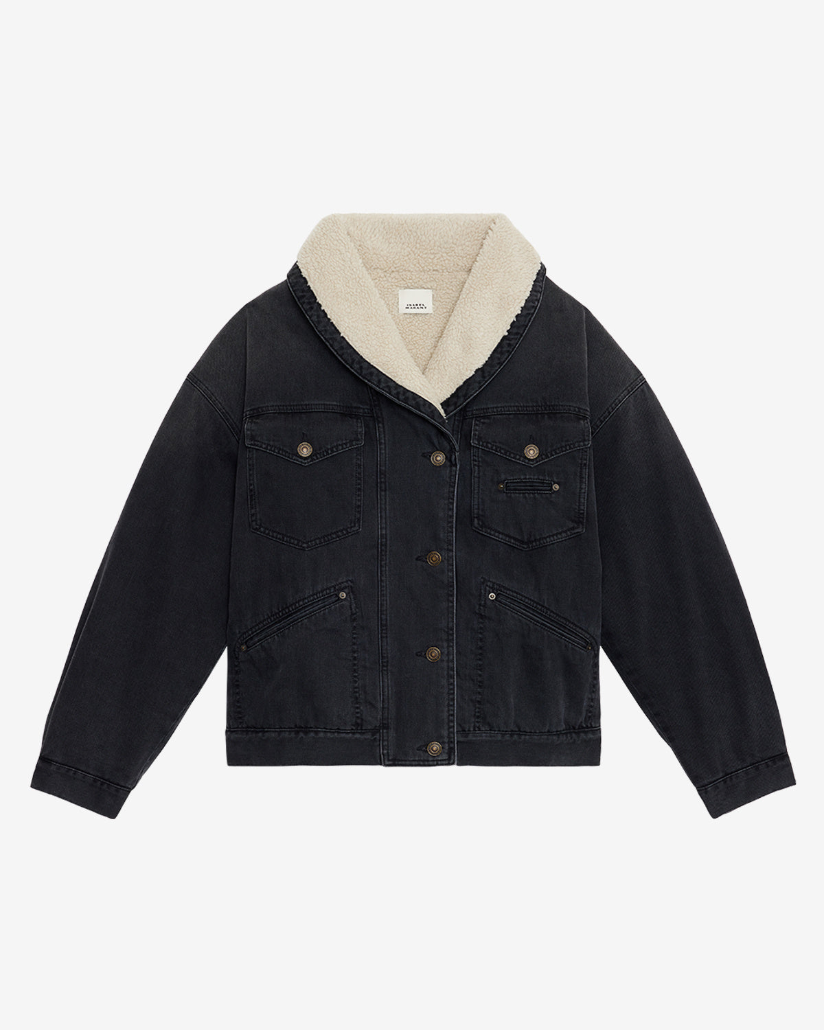 Chaqueta pimia Woman Negro lavado 4
