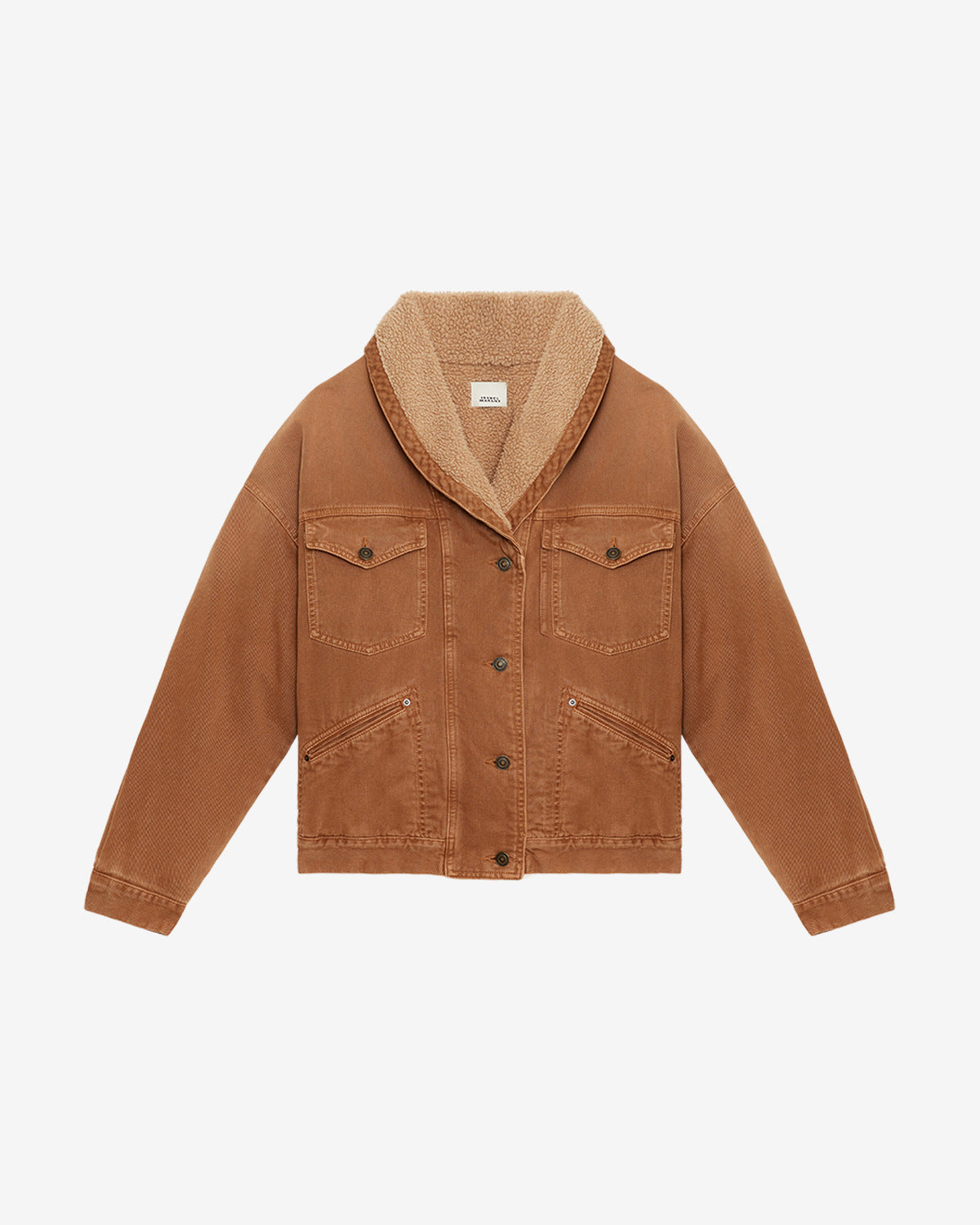 Pimia デニム＆フェイクファー製 ジャケット - Ochre - Woman - 5