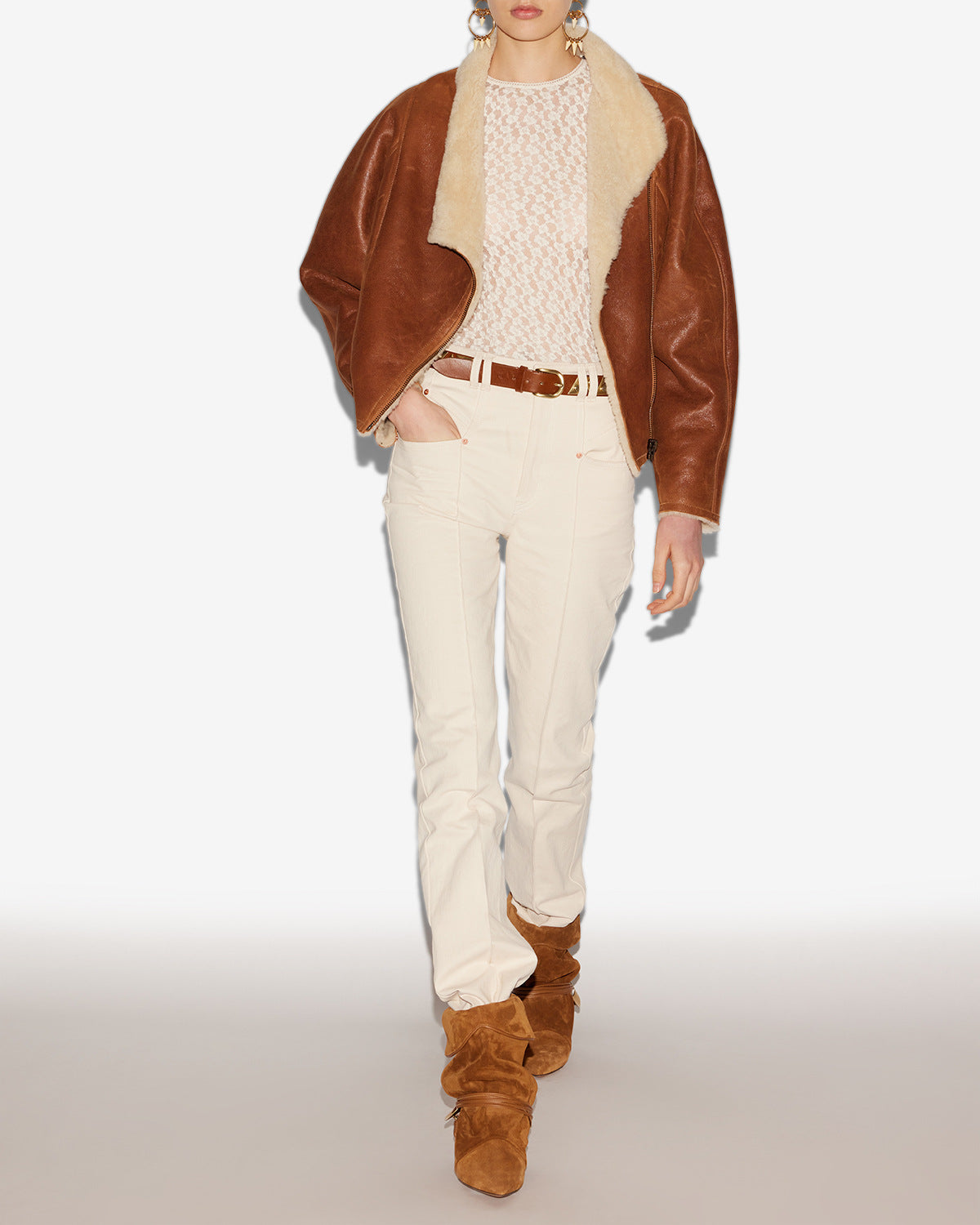 Jacke blondine Woman Cognac 4
