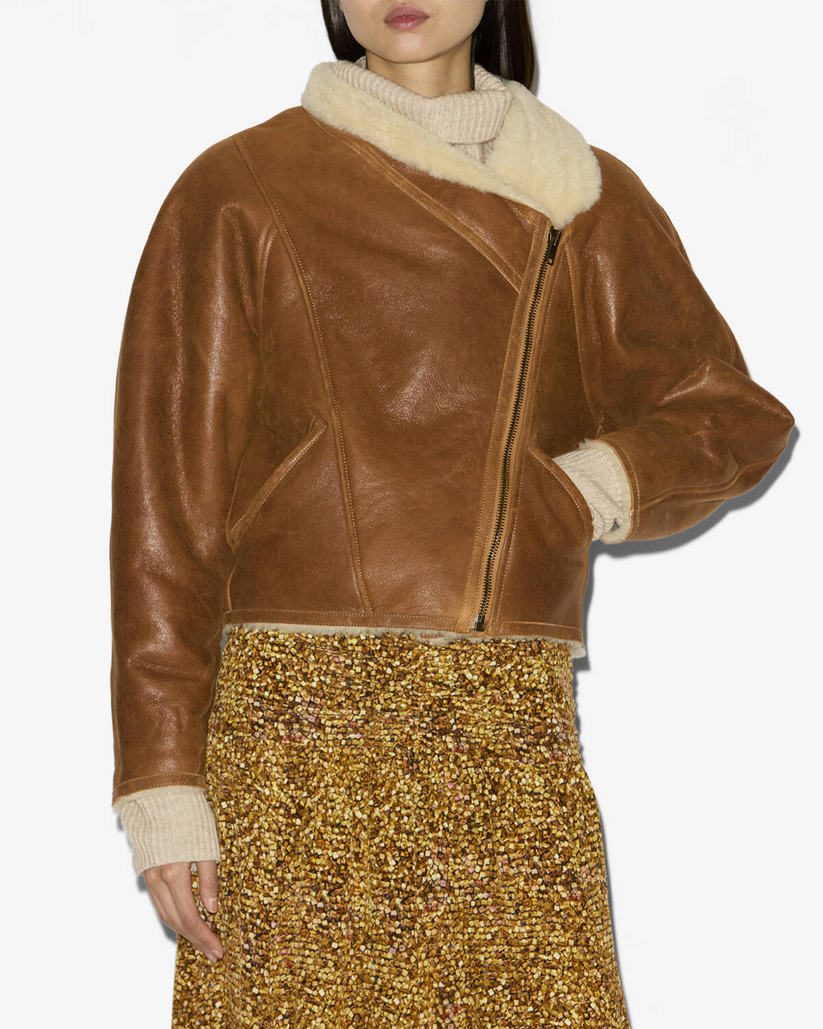 Jacke blondine Woman Cognac 5
