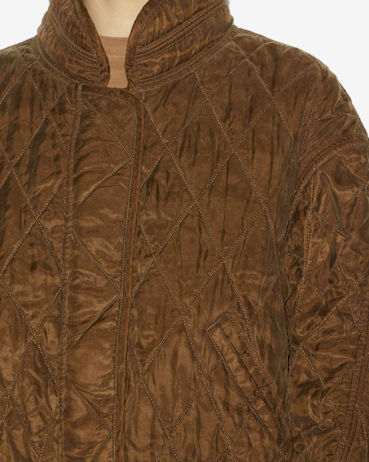 Zakiane jacket Woman Tabacco 4