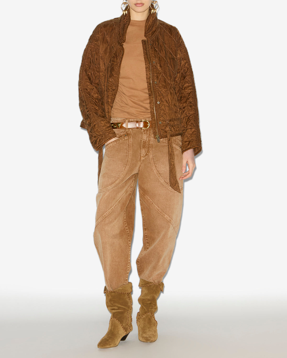 Zakiane jacket Woman Tabacco 4