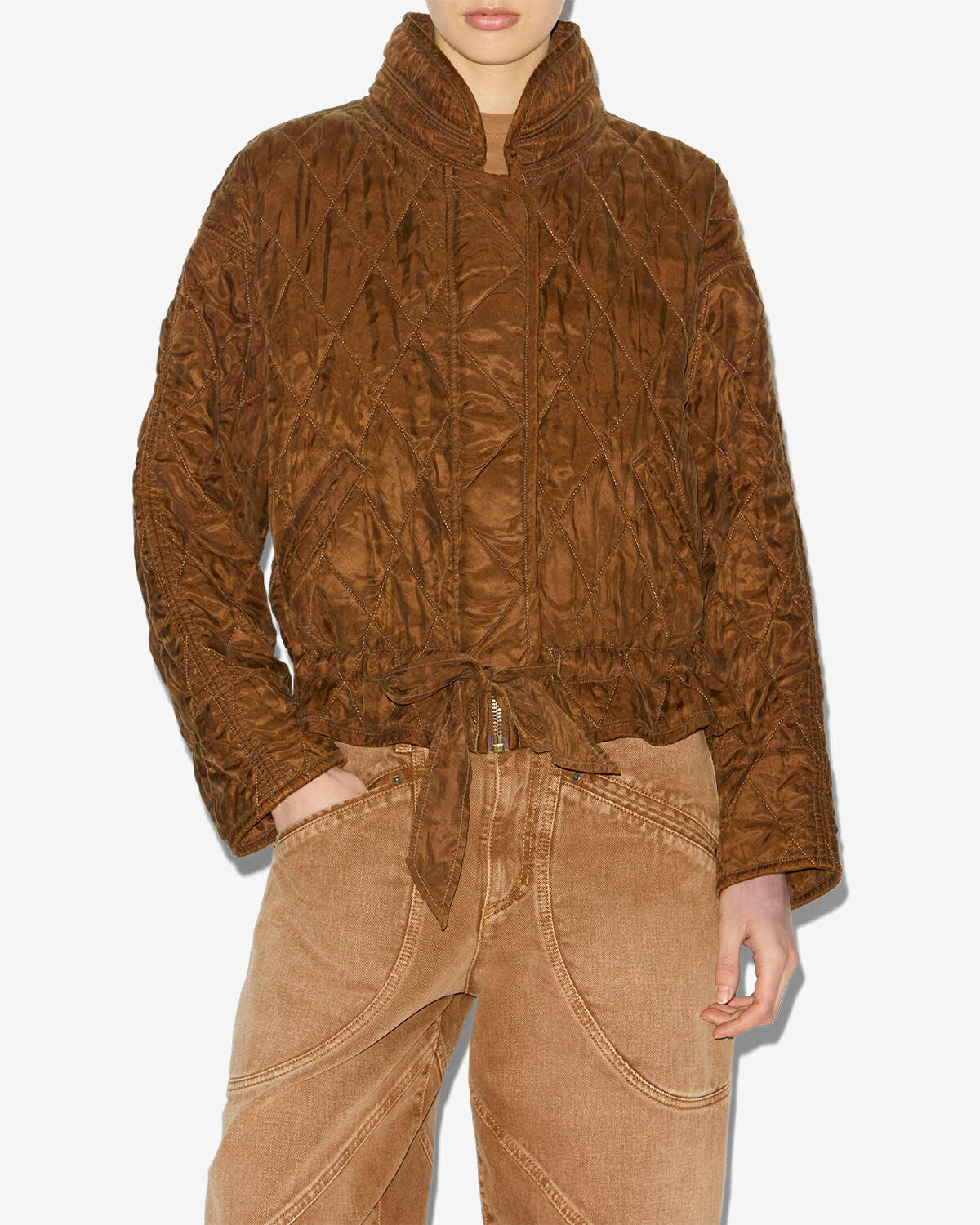 Zakiane jacket Woman Tabacco 4