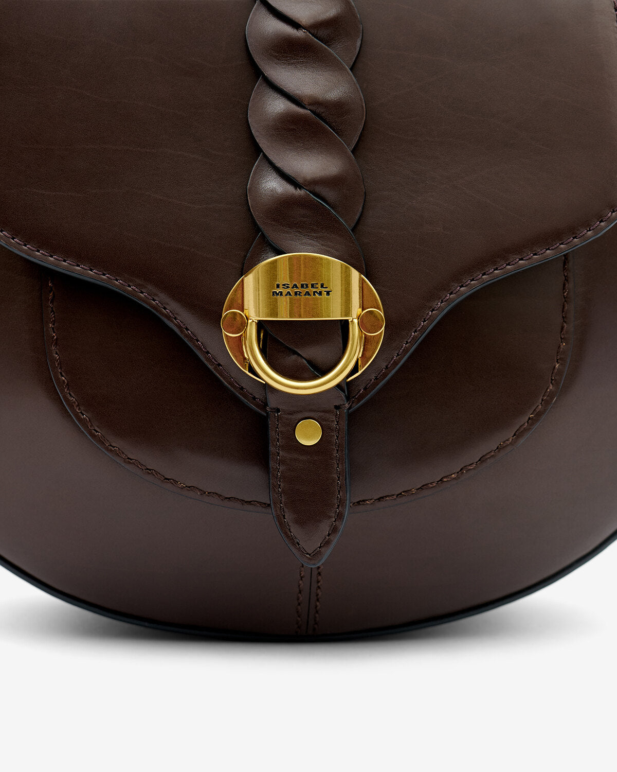 Borsa a tracolla altay small in pelle - Chocolate - Woman - 3