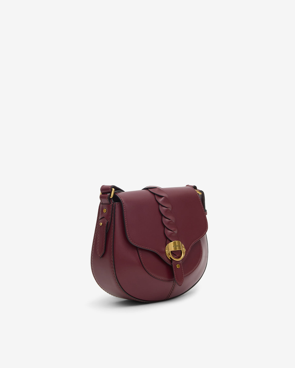 Altay small leather shoulder bag - Burgundy - Woman - 5