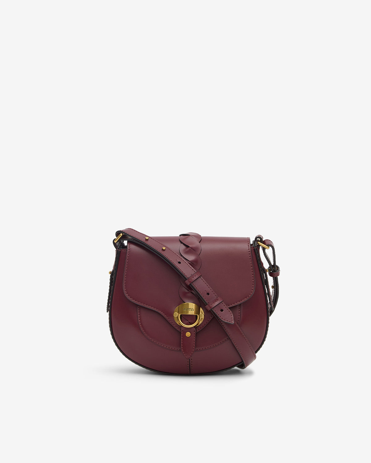 Altay small leather shoulder bag - Burgundy - Woman - 1