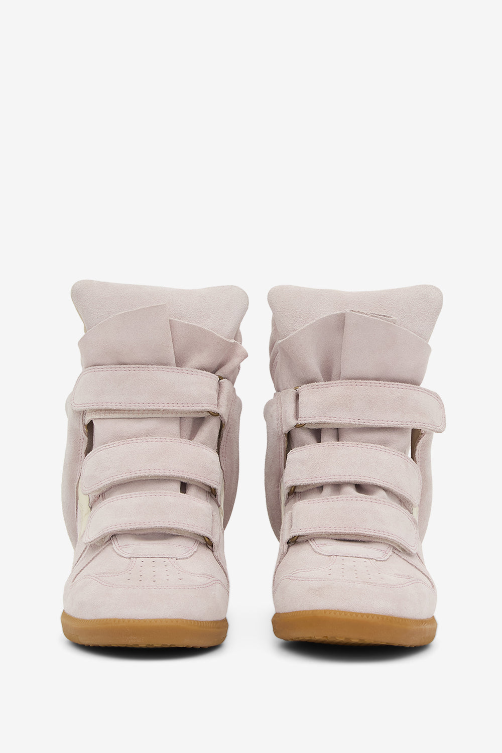 Baskets compensées bekett en cuir - Rose pâle - Woman - 4