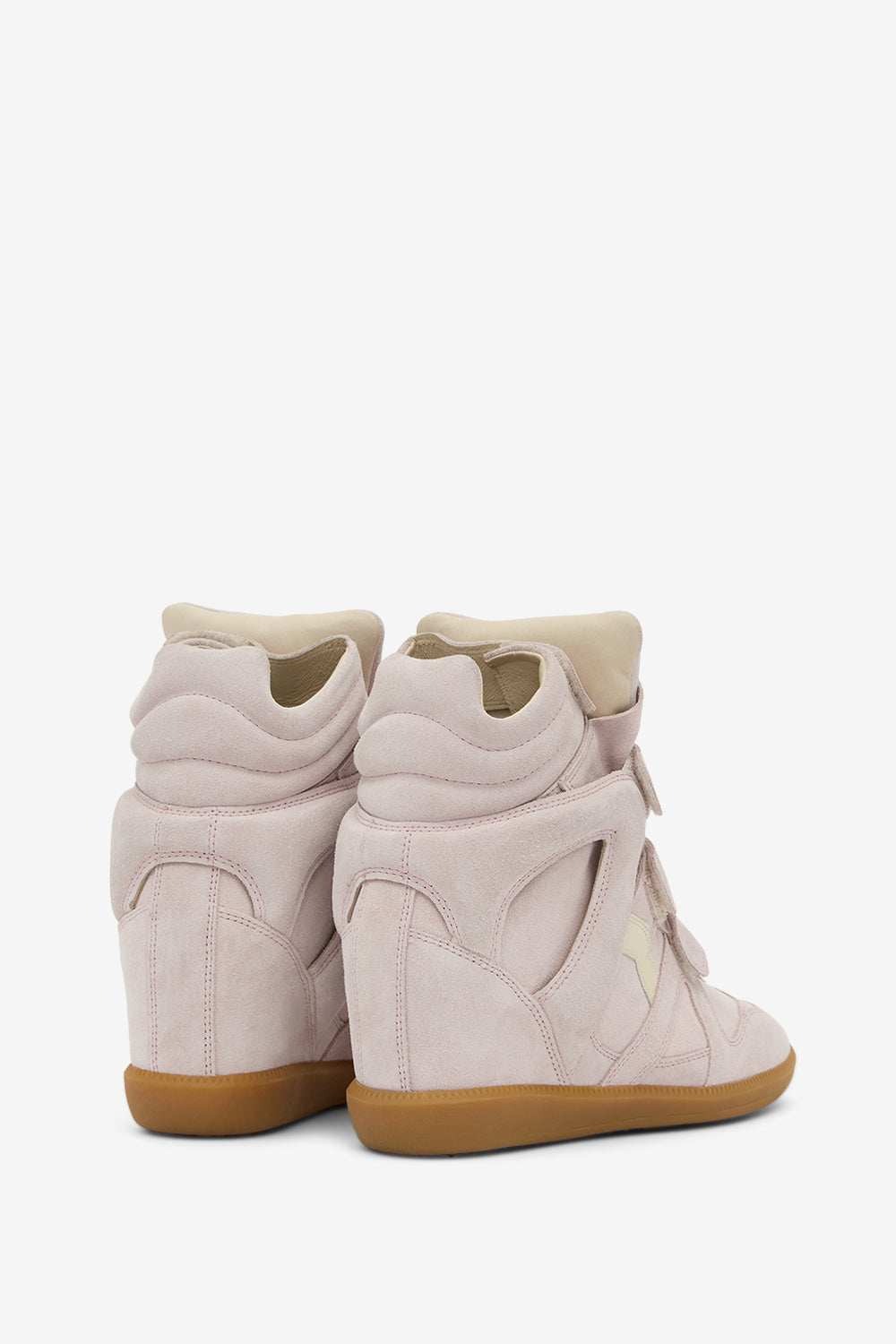 Baskets compensées bekett en cuir - Rose pâle - Woman - 2