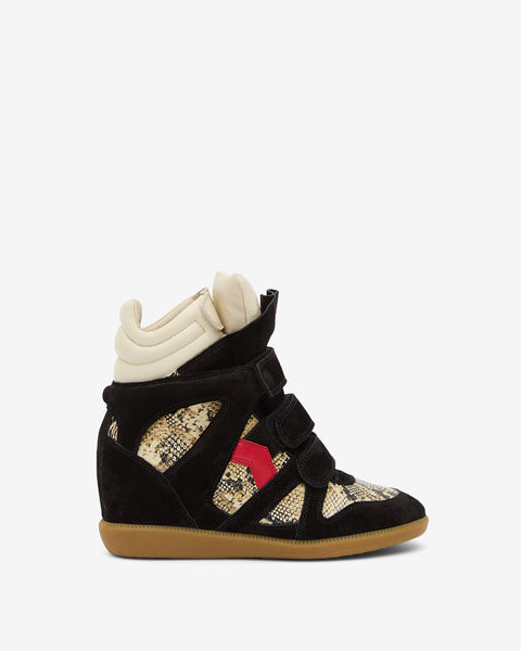 ISABEL MARANT BEKETT スエードインヒールスニーカー　36 Bekett Sneakers Woman taupe | ISABEL MARANT Official online