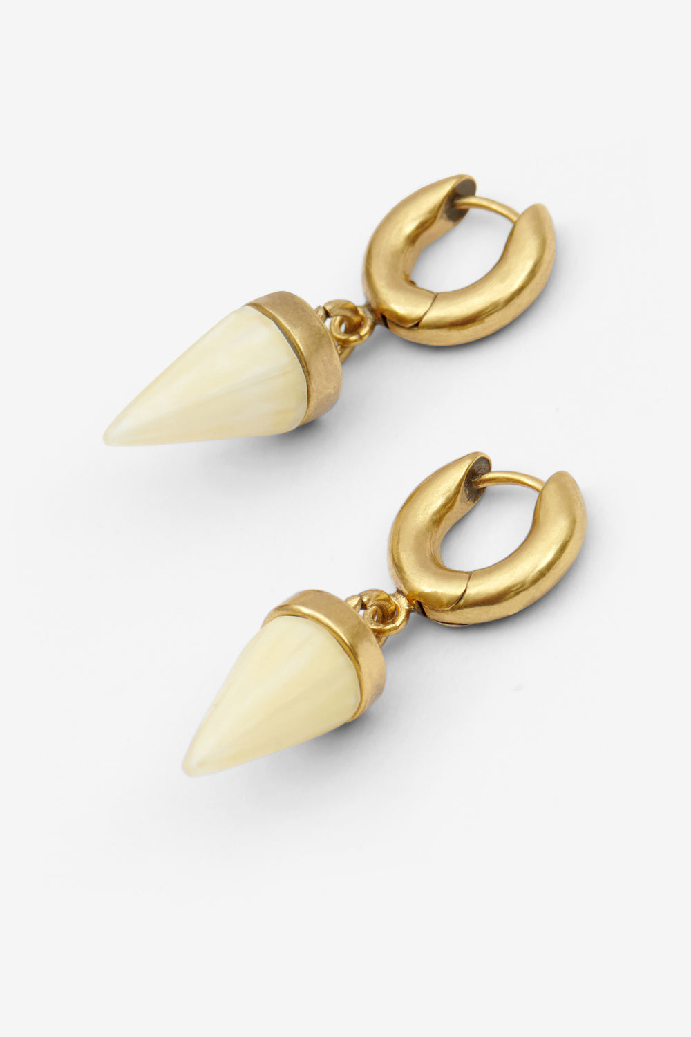 Pendientes be with you con colgante - Ecru-light brass - Woman - 3