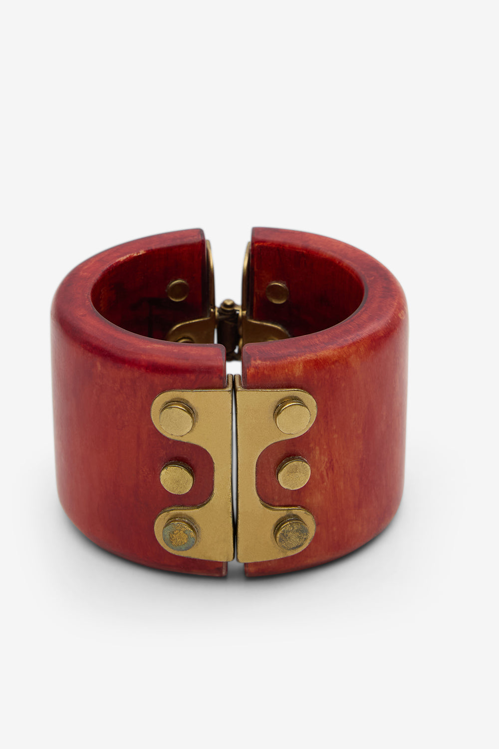 Bracciale a polsino hoda in resina e ottone - Henna-light brass - Woman - 1