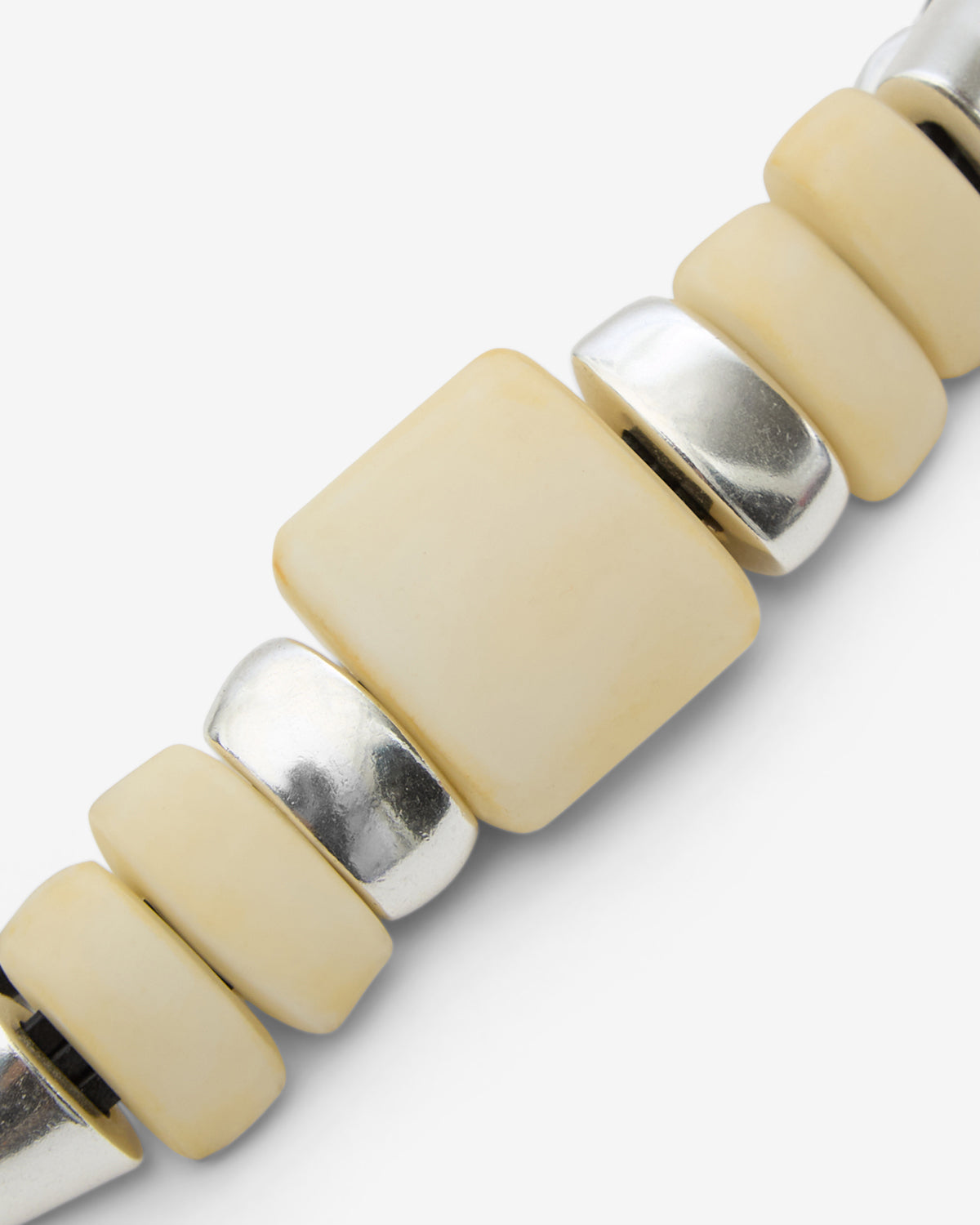 Bracelet paradise en perles - Écru-argenté - Woman - 3