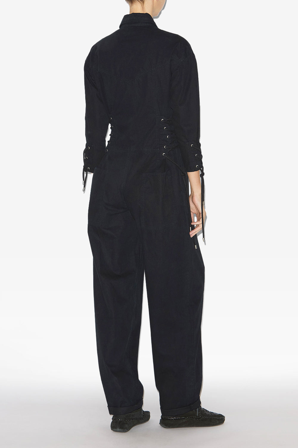 Combinaison longue irianna à laçages - Noir - Woman - 4