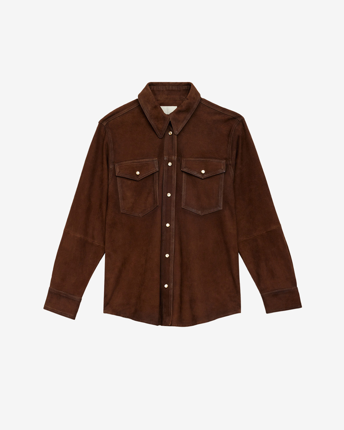 Camisa danisia de ante - Castaño - Woman - 5