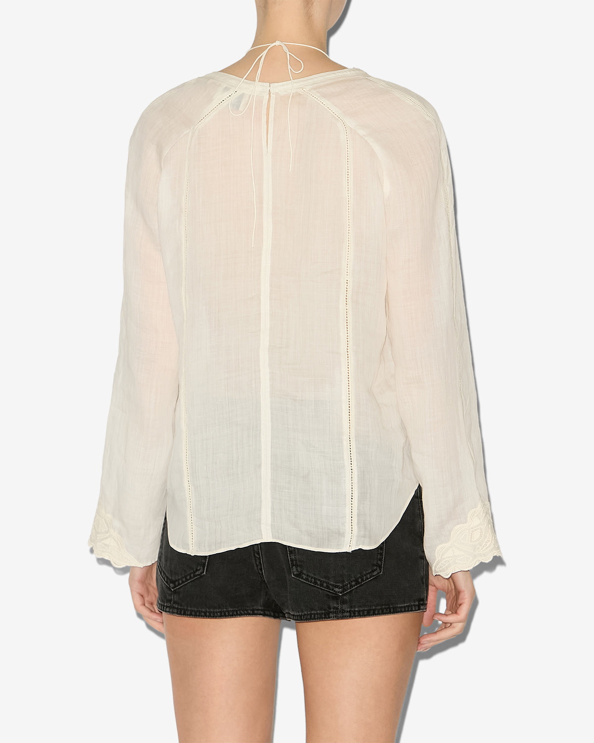 Luna blouse Woman Ecru 3