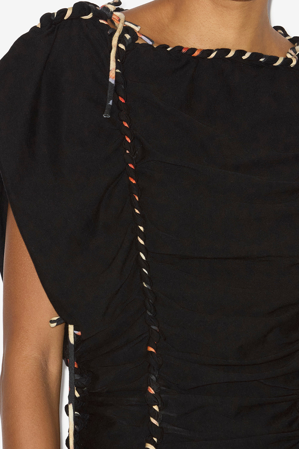 Zohra 브레이드 저지 탑 - 검은색 - Woman - 3