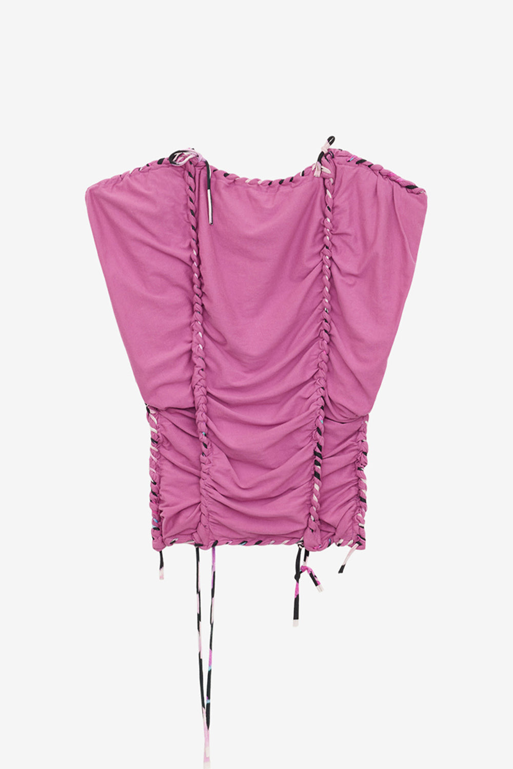 Zohra 브레이드 저지 탑 - 분홍색 - Woman - 1