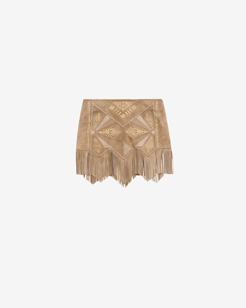 BILLIA SKIRT Woman beige | ISABEL MARANT Official online store