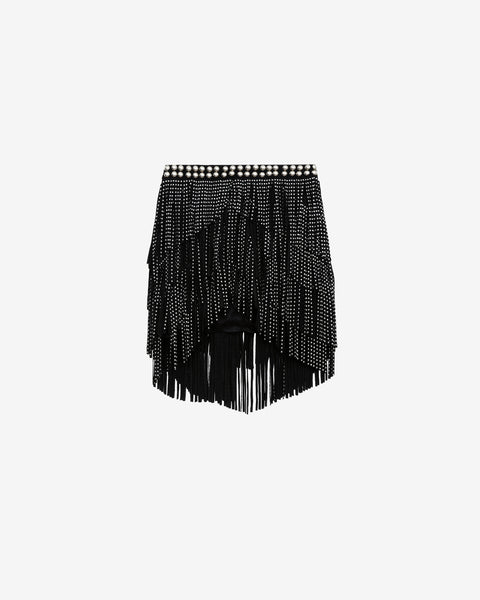ミニスカート Isabel Marant SS25 'Sandra' skirt (JU0325FAC1J12I 20WH) Isabel Marant Sandra Skirt | Shopbop