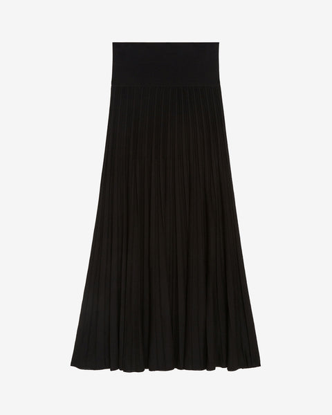 EZRA SKIRT Woman black | ISABEL MARANT Official online store