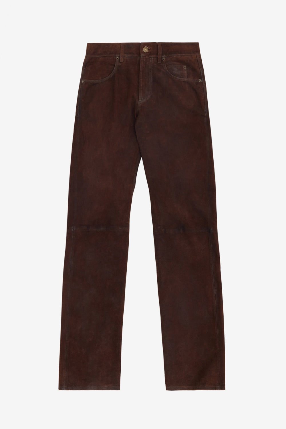 Lewys suede leather pants - Brown - Man - 1