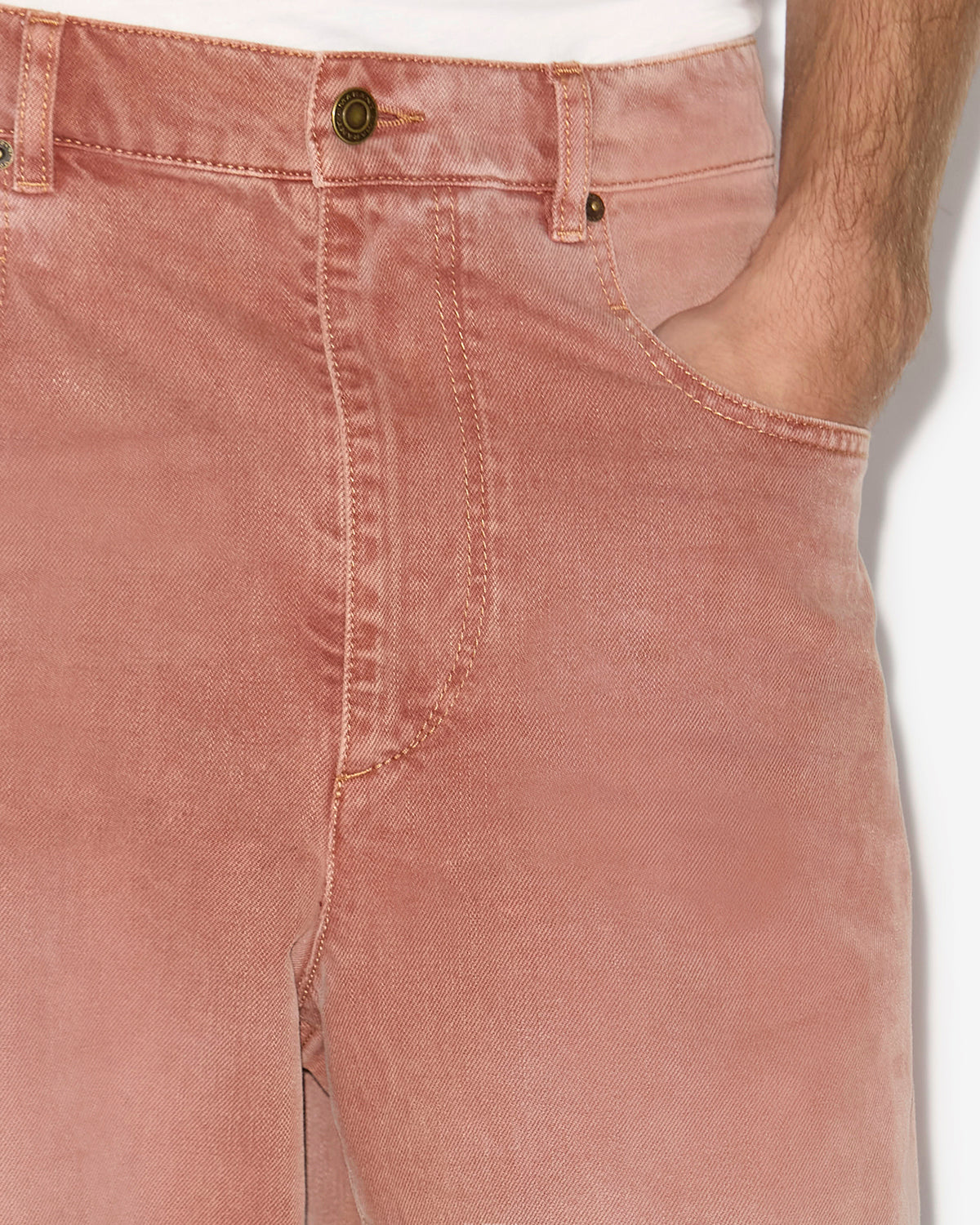 Jameson 데님 와이드 진 - Burnt henna - Man - 2