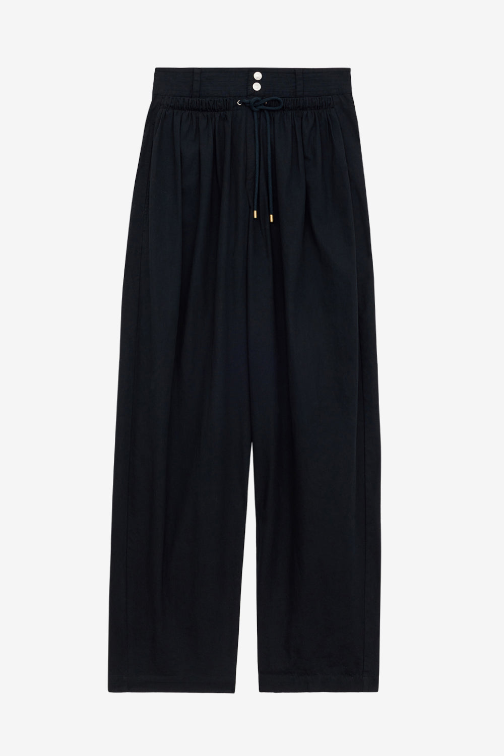 Pantalon loose inaya à fronces - Noir - Woman - 1