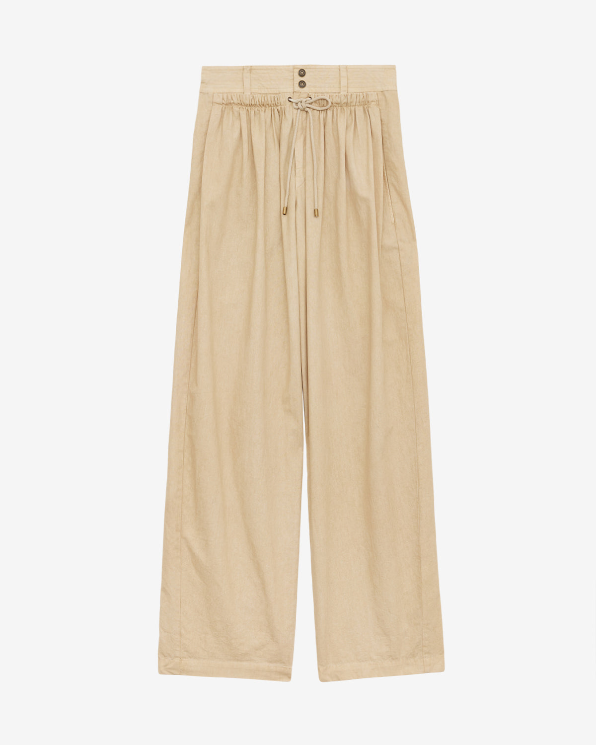 Inaya gathered loose fit pants - Ecru - Woman - 5