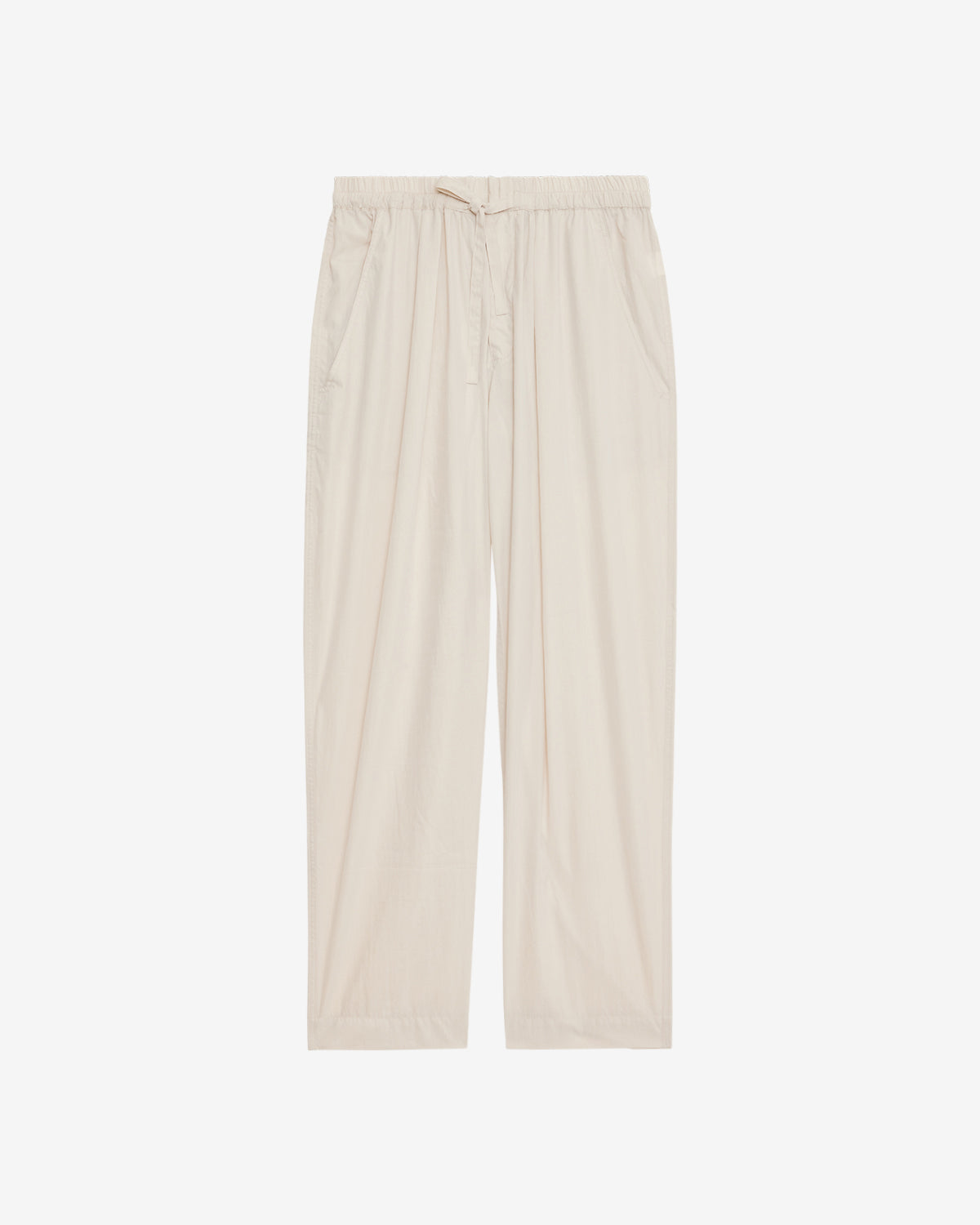 Hectorina gathered technical fabric pants - Ecru - Woman - 5
